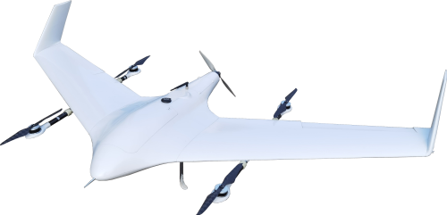 GR2600 Ray elektrinis eVTOL tolimo skrydžio bepilotis orlaivis - dronas 